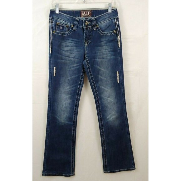 Cowgirl Up Boot Cut Jeans Size 26 32 - Picture 1 of 7